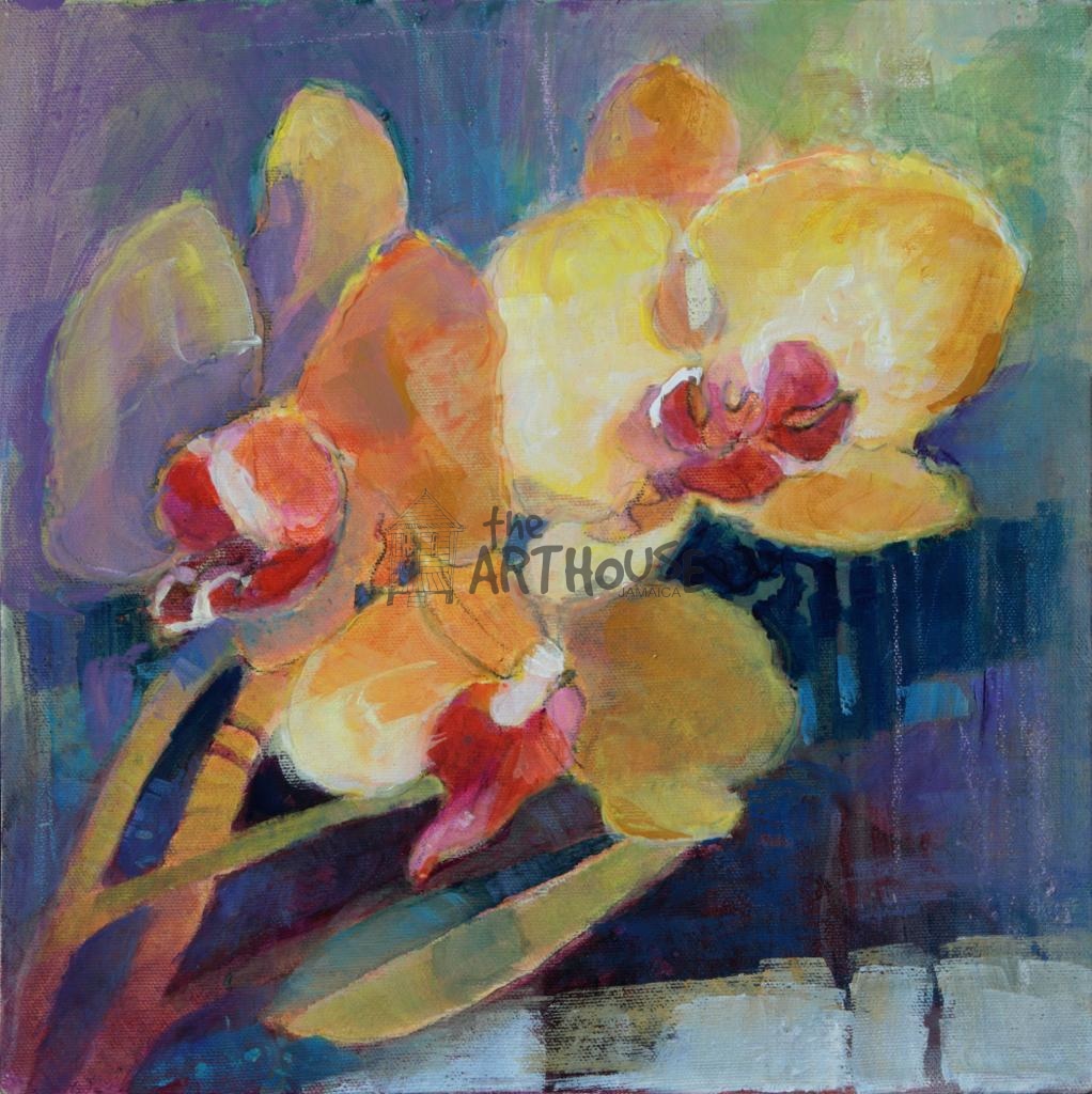 Yellow Orchid Posters Prints & Visual Artwork